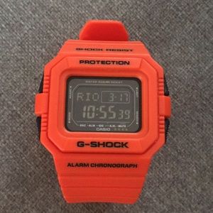 Casio Classic G-Shock Watch DWD5500MR-4 Orange